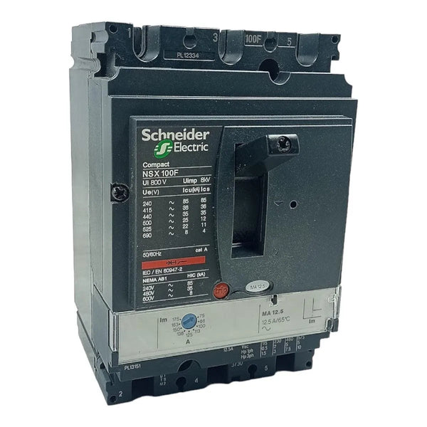 Disjuntor Caixa Moldada Schneider NSX100F 800V 8kv LV429743 - Cabo Eletro