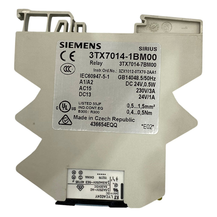 Relé de Interface Siemens 3TX7014-1BM00 24vDC - Cabo Eletro