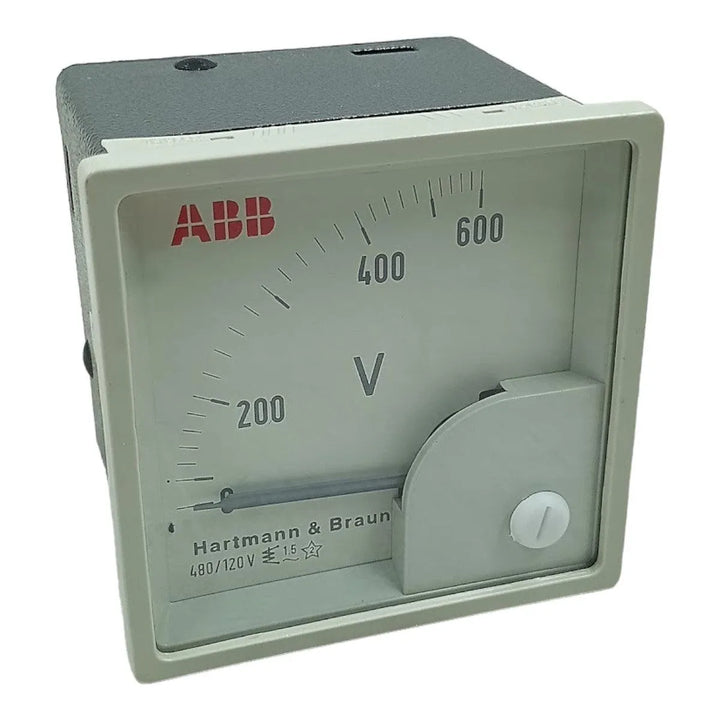 Voltimetro ABB 72x72 0-600 480/120v - Cabo Eletro