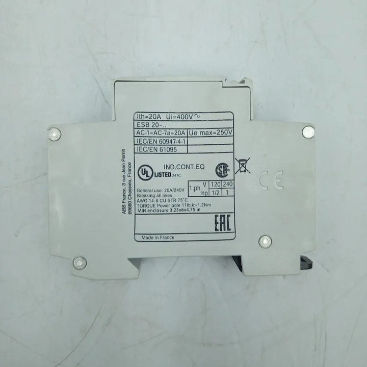 Contator ABB GHE321102R0004 ESB 20-11 20A 250v 100/127v - Cabo Eletro