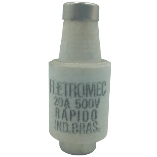 Fusível Diazed Ação Rápida Eletromec 20A 500V Kit 10Pç - Cabo Eletro