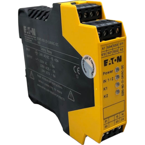 Relé de Segurança Eaton ES5R-NO-21-24VAC-DC 24vDC 6A