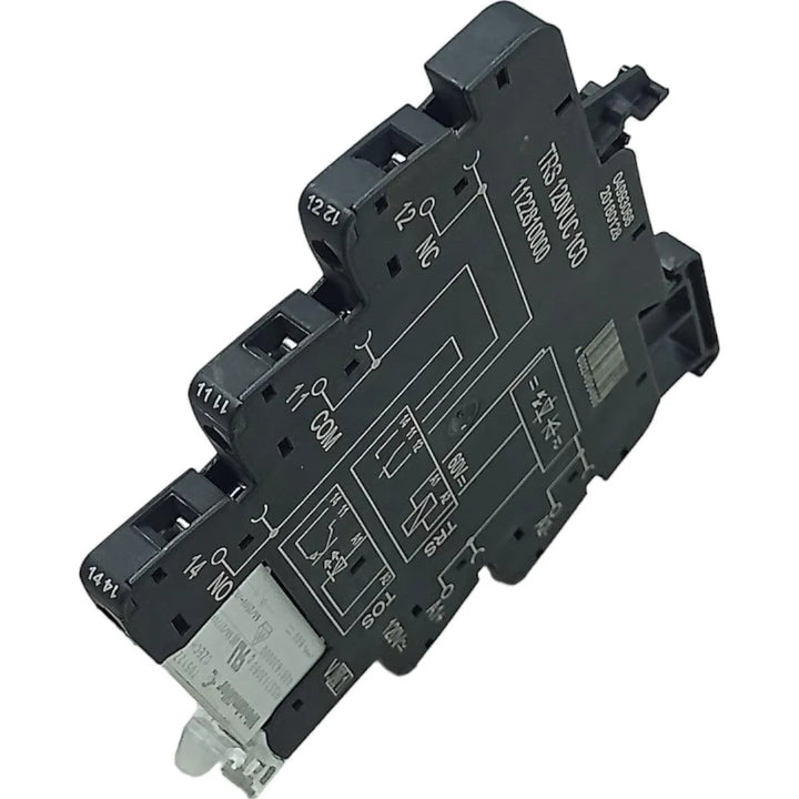 Módulo de Relé Weidmuller TRS 120VUC 1CO 120V 1122810000 - Cabo Eletro