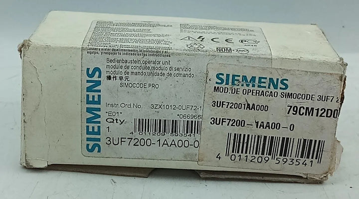 Módulo de Operação Siemens Simocode 3UF7200-1AA00-0 - Cabo Eletro