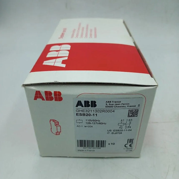 Contator ABB GHE321102R0004 ESB 20-11 20A 250v 100/127v - Cabo Eletro