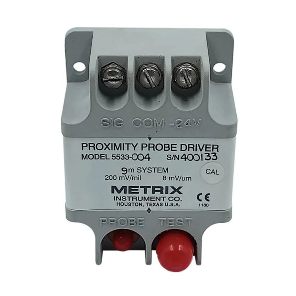 Sonda de Proximidade Metrix 5533-004 200 MV/Mil 8MV/UM - Cabo Eletro