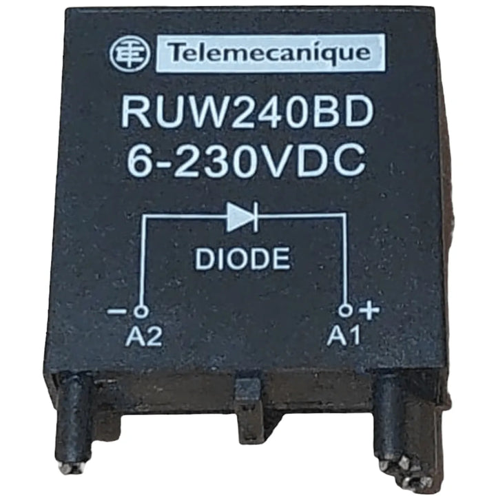 Módulo de Proteção para Relé Telemecanique RUW240BD 6-230VDC - Cabo Eletro