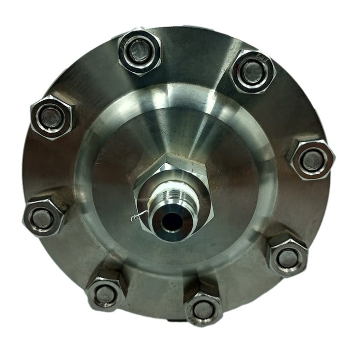 Manômetro Com Flange 100mm Zurich 100x48 1/4NPT INOX 316 - Cabo Eletro