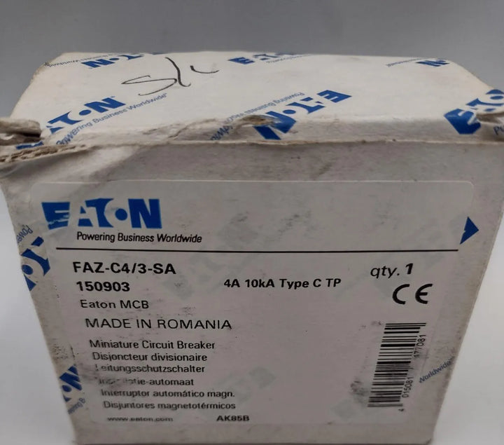 Disjuntor Tripolar Eaton Faz-C4/3 4A 400v - Cabo Eletro