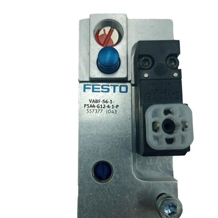 Válvula Solenoide Festo VABF-S6-1-P5A4-G12-4-1-P 557377 - Cabo Eletro