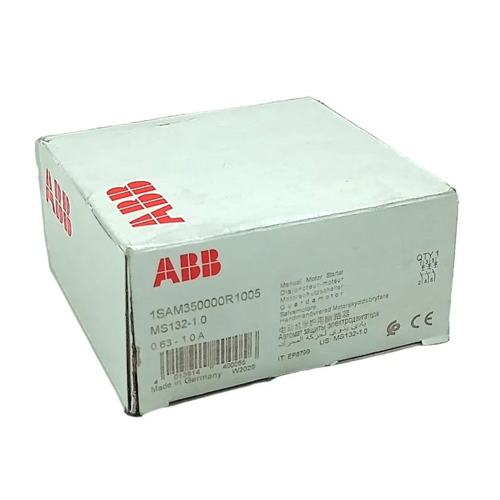 Disjuntor Motor ABB MS132-1.0 063 - 1.0A 690V 50/60HZ 6KV - Cabo Eletro