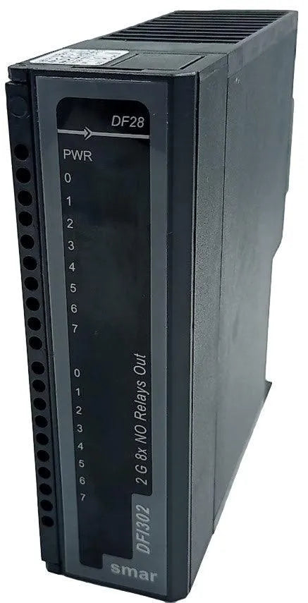 Módulo E/S Smar DFI302 DF28 2 G 8x Relays Out - Cabo Eletro