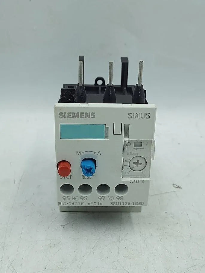 Relé Térmico Siemens 3RU1126-1GB0 4,5/6,3A - Cabo Eletro