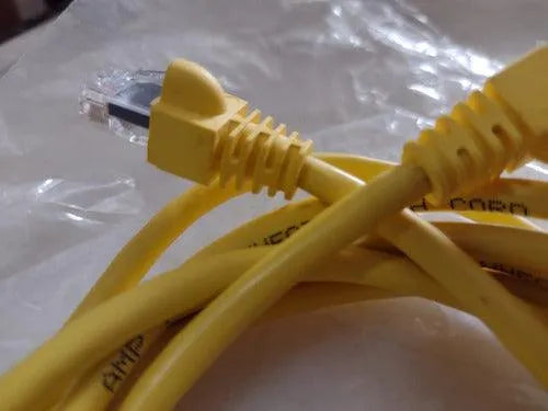 Cabo Rede Patch Cord Antistatic Rj45 Amarelo 2m - Cabo Eletro