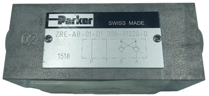 Válvula de Retenção Parker ZRE-AB-01-D1 098-91020-0 - Cabo Eletro