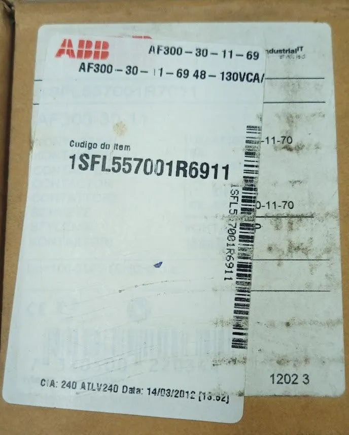 Contator Tripolar ABB AF300-30-11-69 69-130vca 50/60Hz - Cabo Eletro