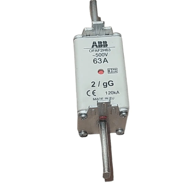 Fusível Abb OFAF2H63 1SCA022627R5110 KIT 3 PEÇAS - Cabo Eletro