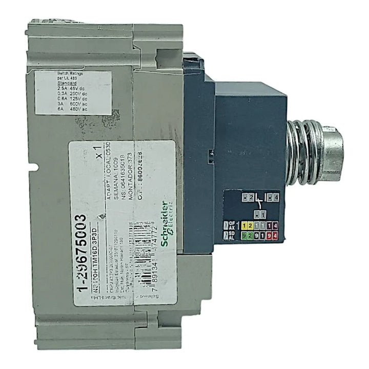 Disjuntor Caixa Moldada Merlin Gerin NS100 H Ma12.5 750v 8kv - Cabo Eletro