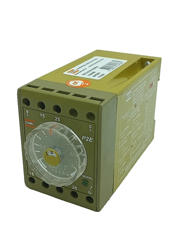 Relé Temporizador Eletrônico Coel P2E 3S 28 A 250VCC - Cabo Eletro