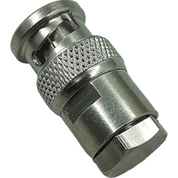 Conector BNC 50 OHMS Macho KLC Reto Prensa Cabo RG-58 - Cabo Eletro