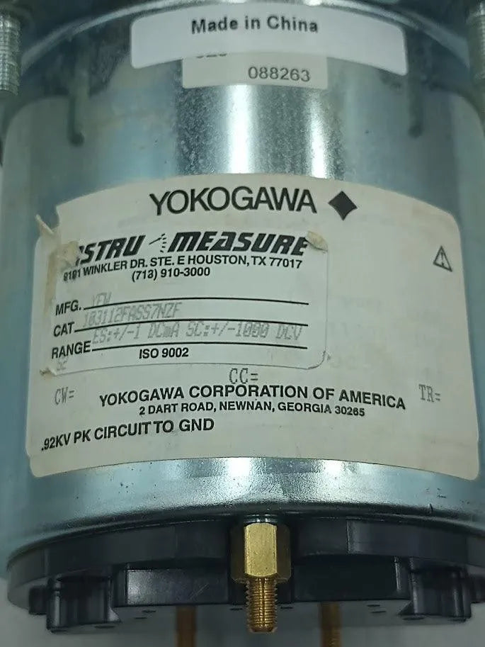 Voltímetro Yokogawa 103112FASS7NZF - Cabo Eletro