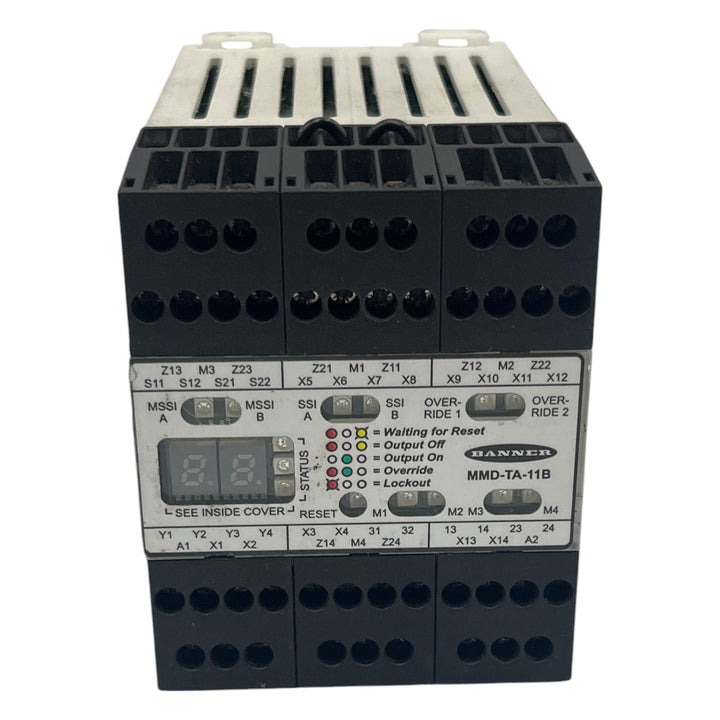 Relé de Segurança Banner MMD-TA-11B 24v 300mA - Cabo Eletro