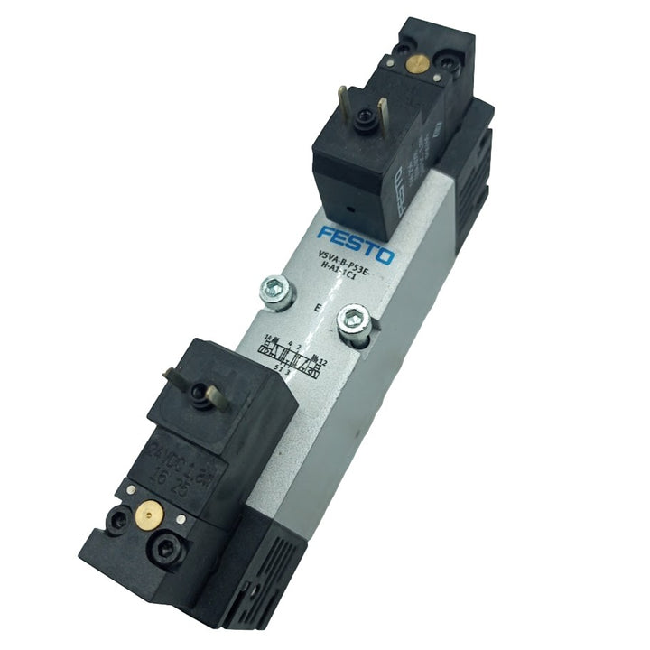 Válvula Solenoide Festo VSVA-B-P53E-H-A1-1C1 546706 - Cabo Eletro