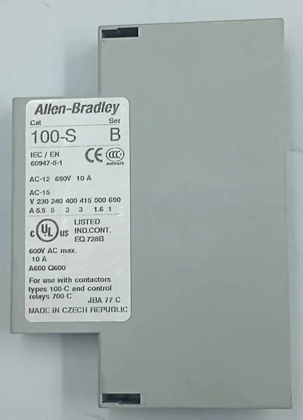 Bloco de Contato Auxiliar Allen Bradley 100-S B 1NA - Cabo Eletro