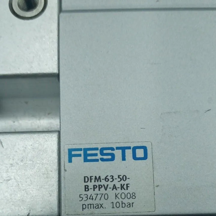 Válvula Festo DFM-63-50-B-PPV-A-KF 534770 K008 10Bar - Cabo Eletro