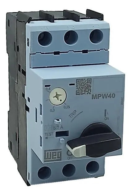 Disjuntor Motor Tripolar Weg MPW40-3-D004 0,4-0,25A - Cabo Eletro