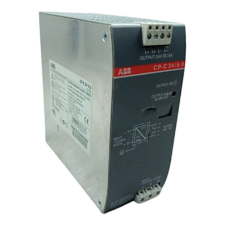 Fonte de Alimentação Chaveada ABB CP-C 24 / 5.0 24V 110-240V - Cabo Eletro