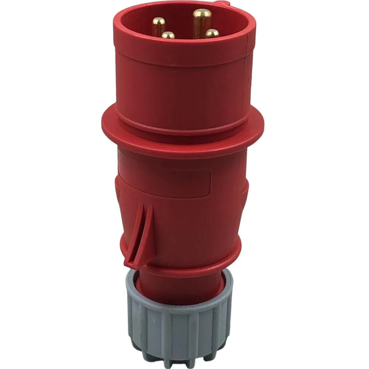 PLUG WEG , 4 POLOS 16A VERMELHO , MACHO COD . PIW-16P4H6E53 - Cabo Eletro