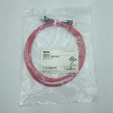 Patch Cord Tyco Cat 6 Red 5 FT PLUG CABLE ASSY KIT 10 PÇS - Cabo Eletro