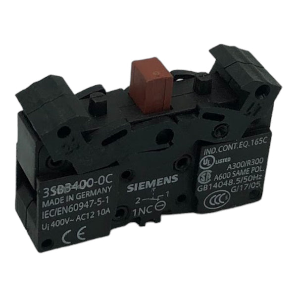 Elemento de Contato Siemens 3SB3400-0C 1NF