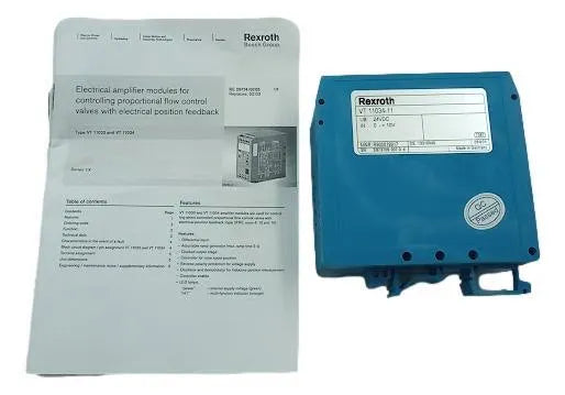 Módulo Amplificador Rexroth VT 11034-11 R900019917 24vdc - Cabo Eletro