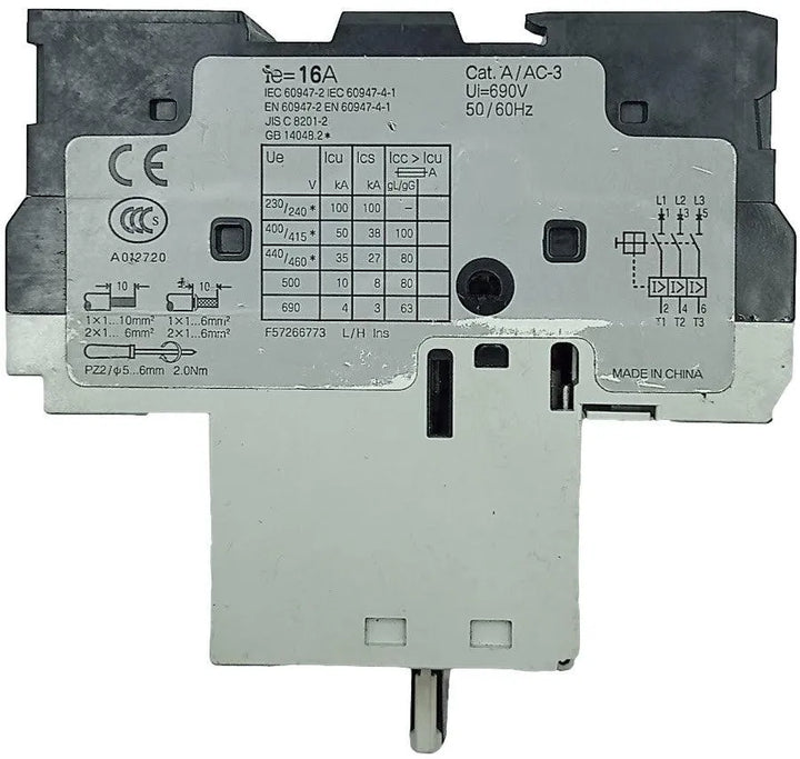 Disjuntor Motor GE GPS1MHAM 16A 690v 50/60Hz - Cabo Eletro