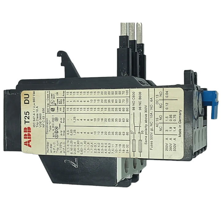 Relé Térmico Abb T 25 DU 0,63/1,0A - Cabo Eletro