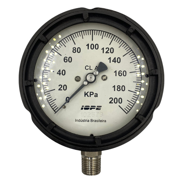 Manômetro Wika 105MM 0 a 200KPA 1/2NPT - Cabo Eletro
