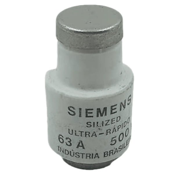 Fusível Silized Ultra Rápido SIEMENS 1862782/70 63A 500V - Cabo Eletro