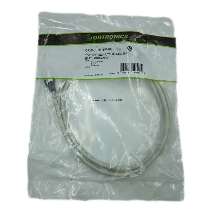 Patch Cord Ortronics CAT5,E RJ/45 1,5MTS Kit 10 Peças - Cabo Eletro