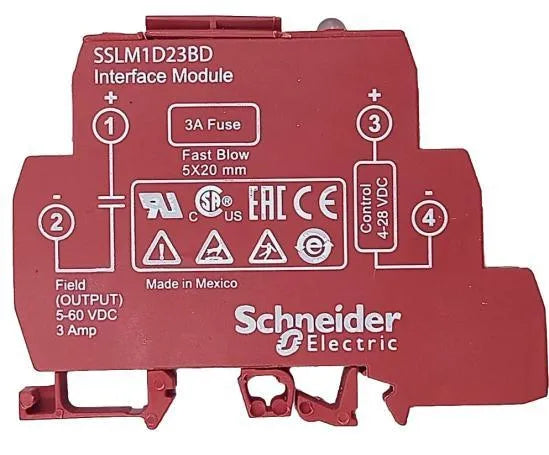Módulo Interface Schneider SSLM1D23BD 4-28VCC 1NA - Cabo Eletro