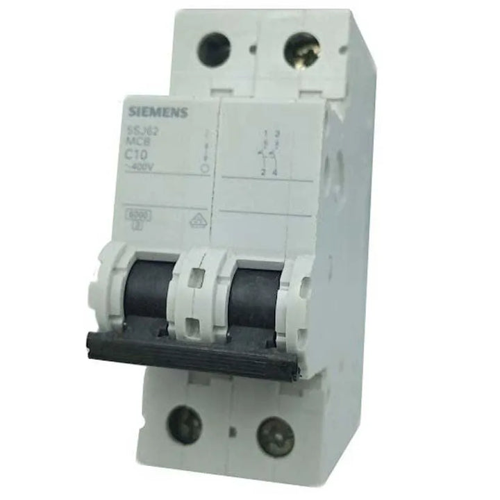 Disjuntor Bipolar Siemens 5SJ62 MCB C10 - Cabo Eletro