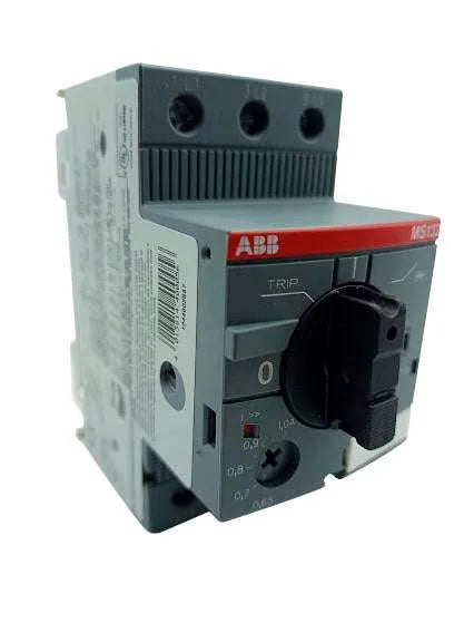 Disjuntor Motor ABB MS132-1.0 1SAM350000R1005 0,63-1,00A - Cabo Eletro