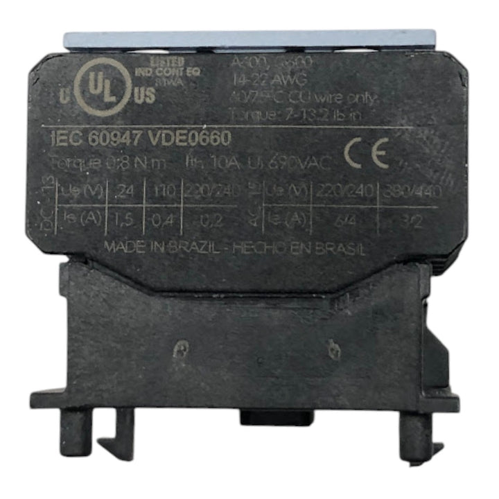 Bloco de Contato Auxiliar WEG BFCA-02 2NF 690v - Cabo Eletro