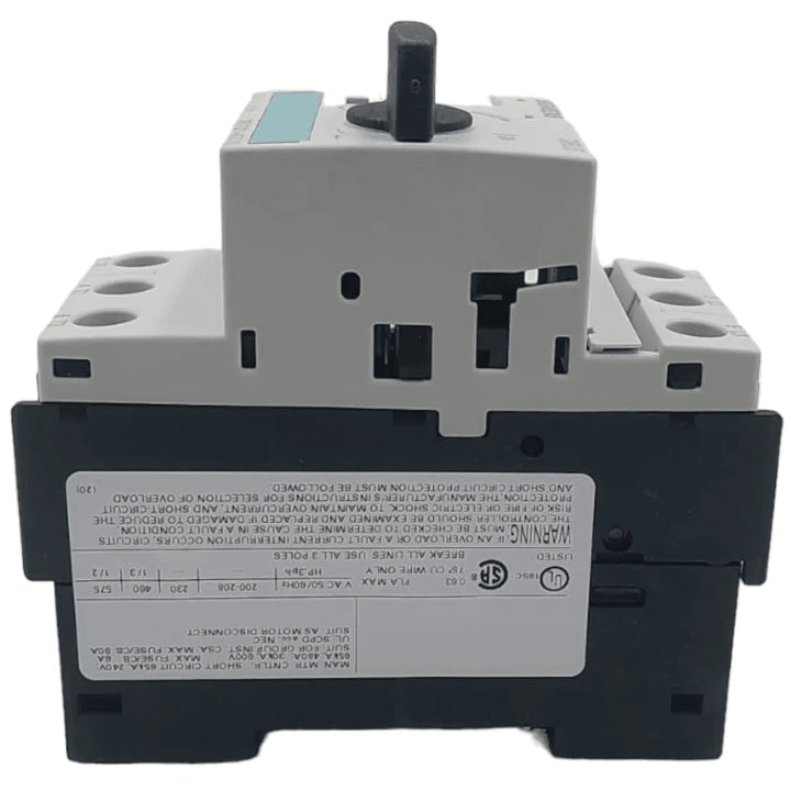 Disjuntor Motor Siemens 3rv1321-0gc10 0,63A - Cabo Eletro