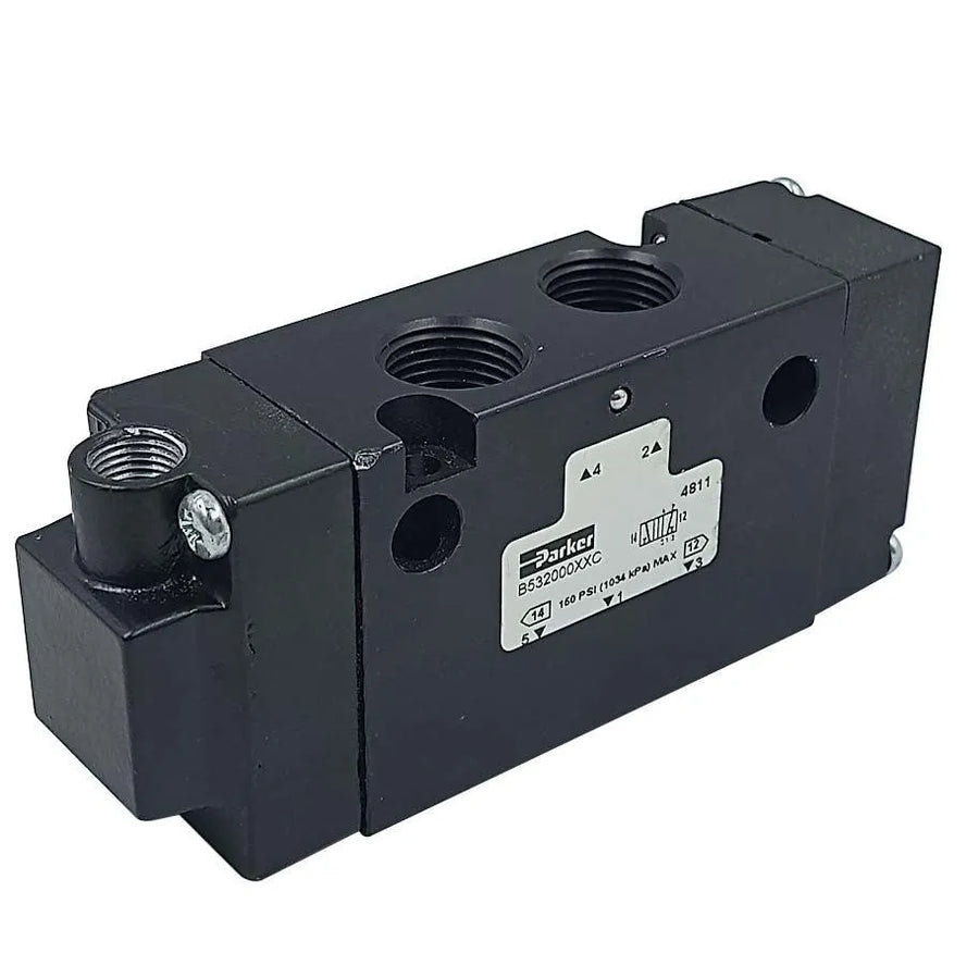 Válvula Pneumática Parker B532000XXC 160 PSI - Cabo Eletro