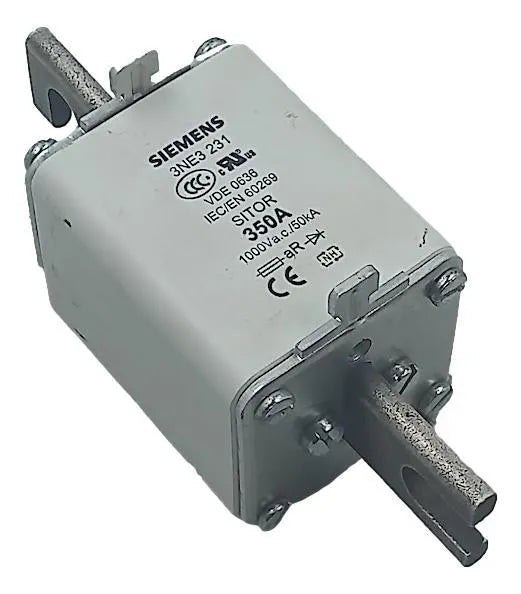 Fusível Ultra-Rápido NH1 Siemens 3NE3-231 350A 1000v 5kA - Cabo Eletro