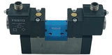 Válvula Solenoide Festo MDH-5/3B-D-1-M12-C 533005 - Cabo Eletro