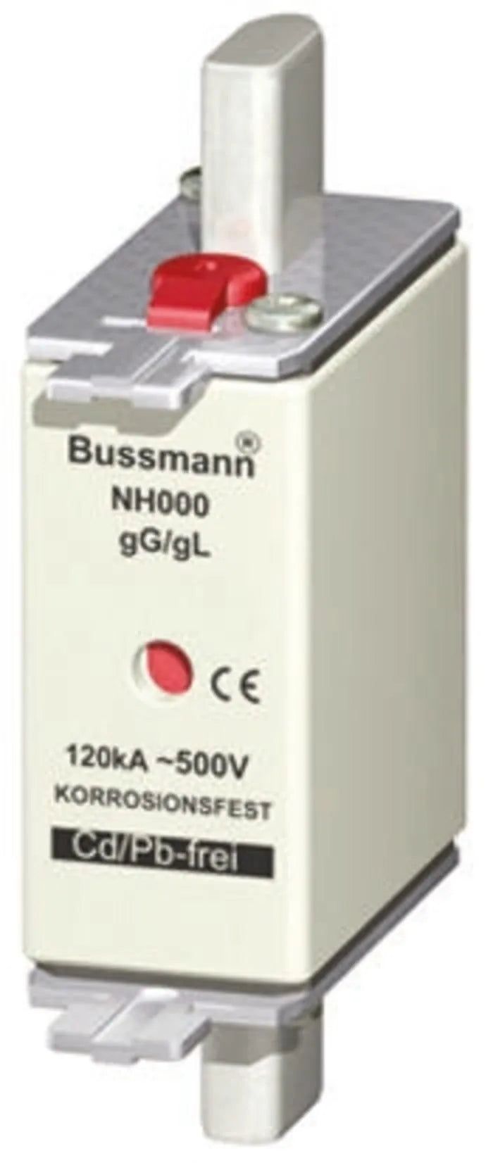 Fusível Bussmann 10A NH000 gG-gL 500V 10NHG000B Kit 6 Pç - Cabo Eletro