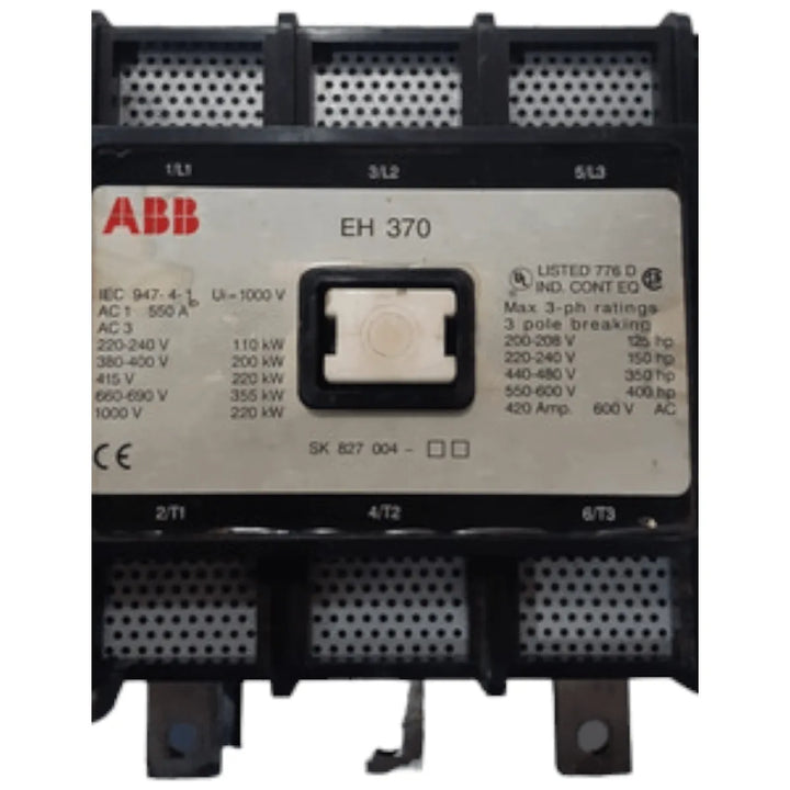 Contator Abb Eh 370 220 Eh 370 220v 550a - Cabo Eletro